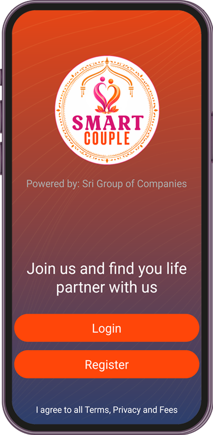 Smart Couple matrimony mobile app screenshot