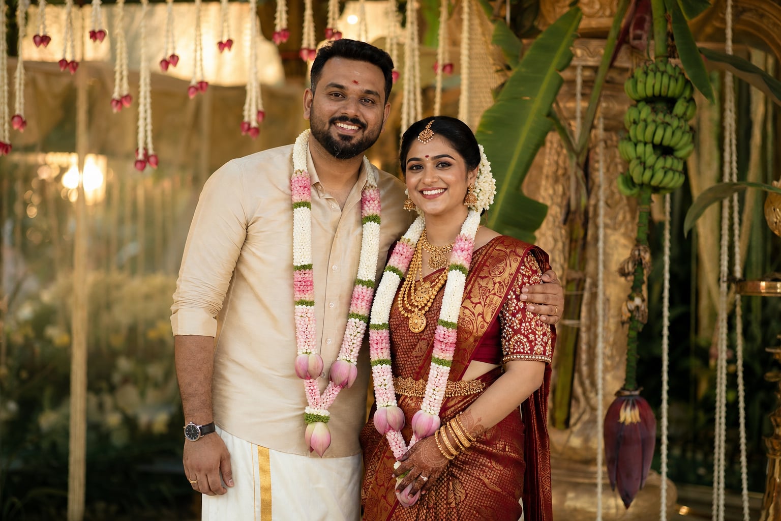 Smart Couple bride and groom wedding celebration